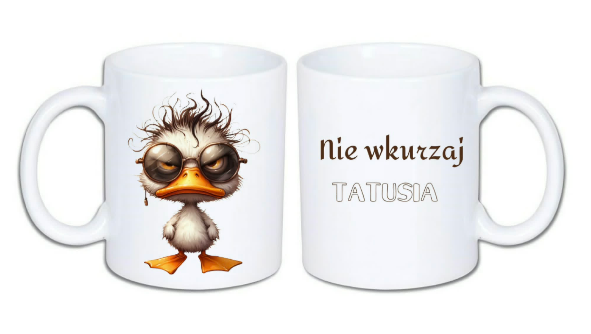 dla mężczyzny ceramiczne białe 330ml