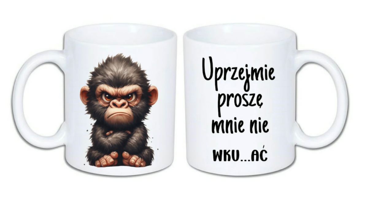 dla mężczyzny ceramiczne białe 330ml