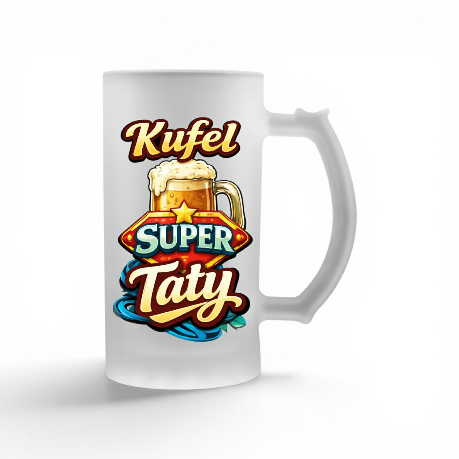 kufle 500ml szronione szklane