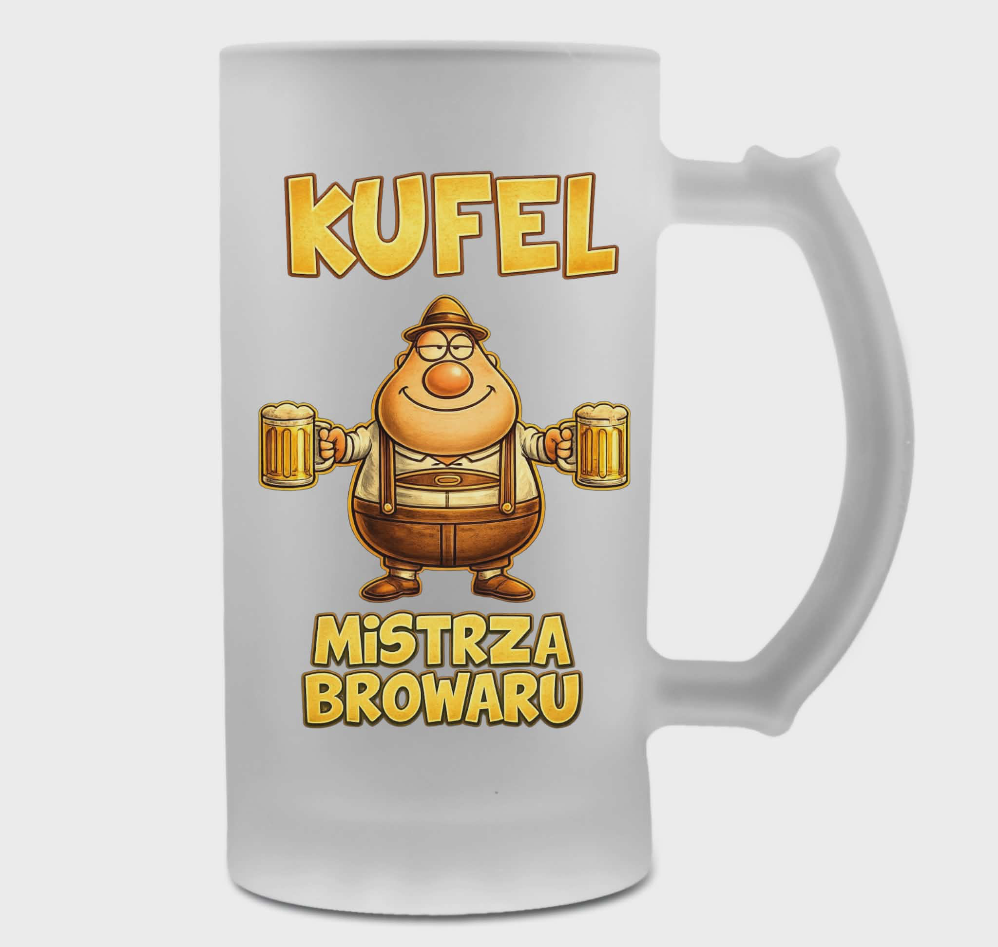 kufle 500ml szronione szklane
