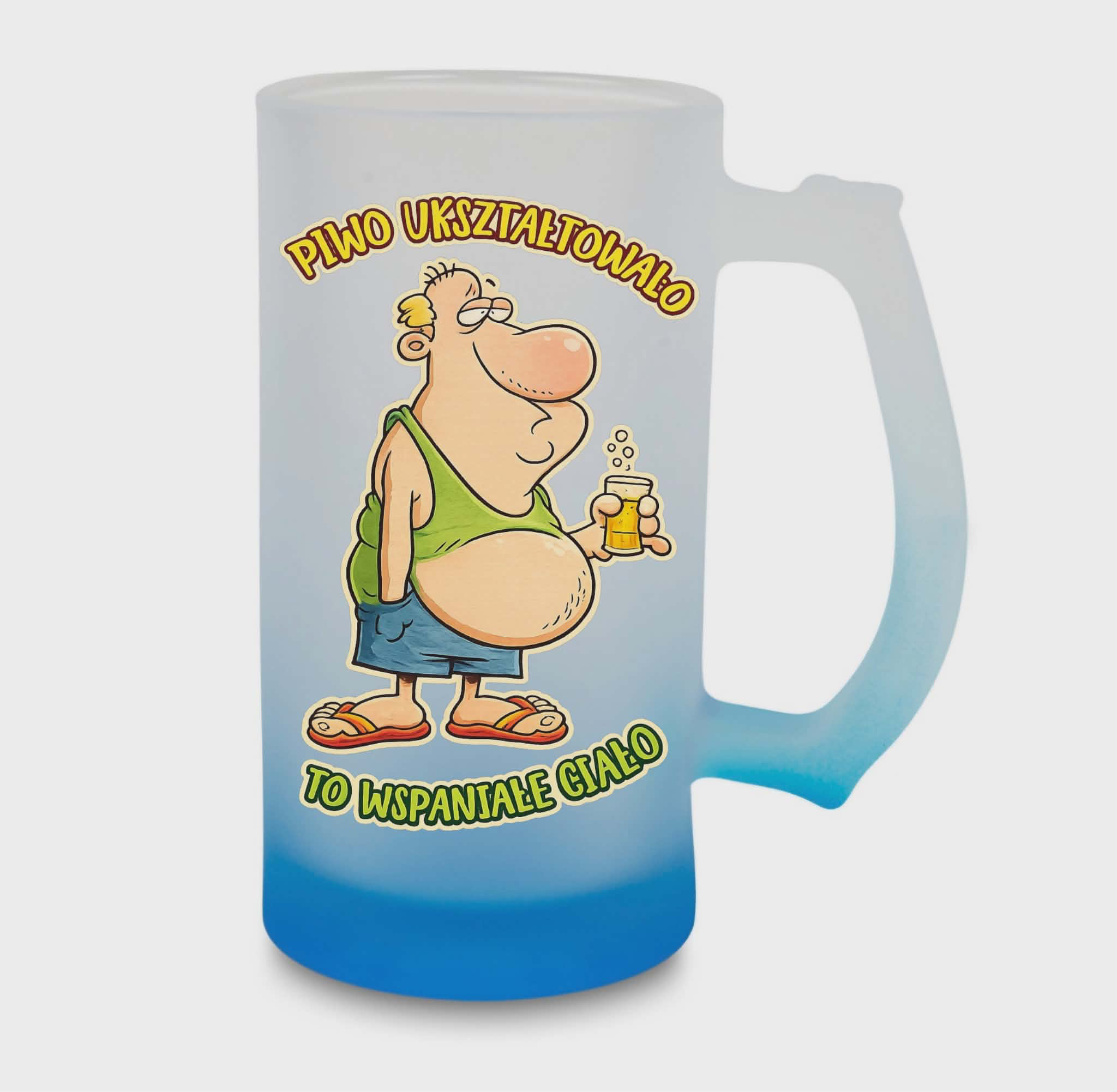 kufle 500ml szronione szklane
